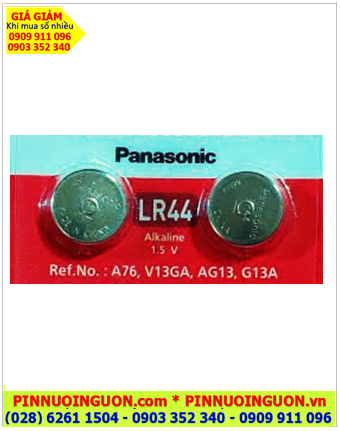 Pin A76 LR44 357 _Pin cúc áo 1.5v Alkaline Panasonic A76 LR44 357
